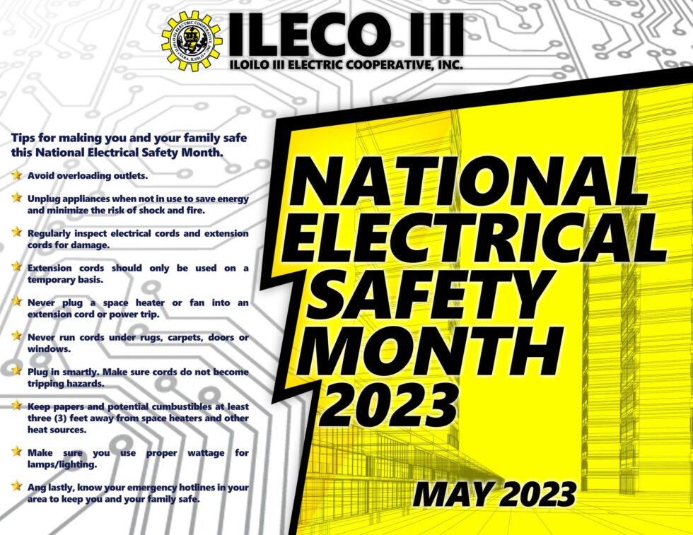 NATIONAL ELECTRICAL SAFETY MONTH ILOILO III ELECTRIC COOPERATIVE, INC.